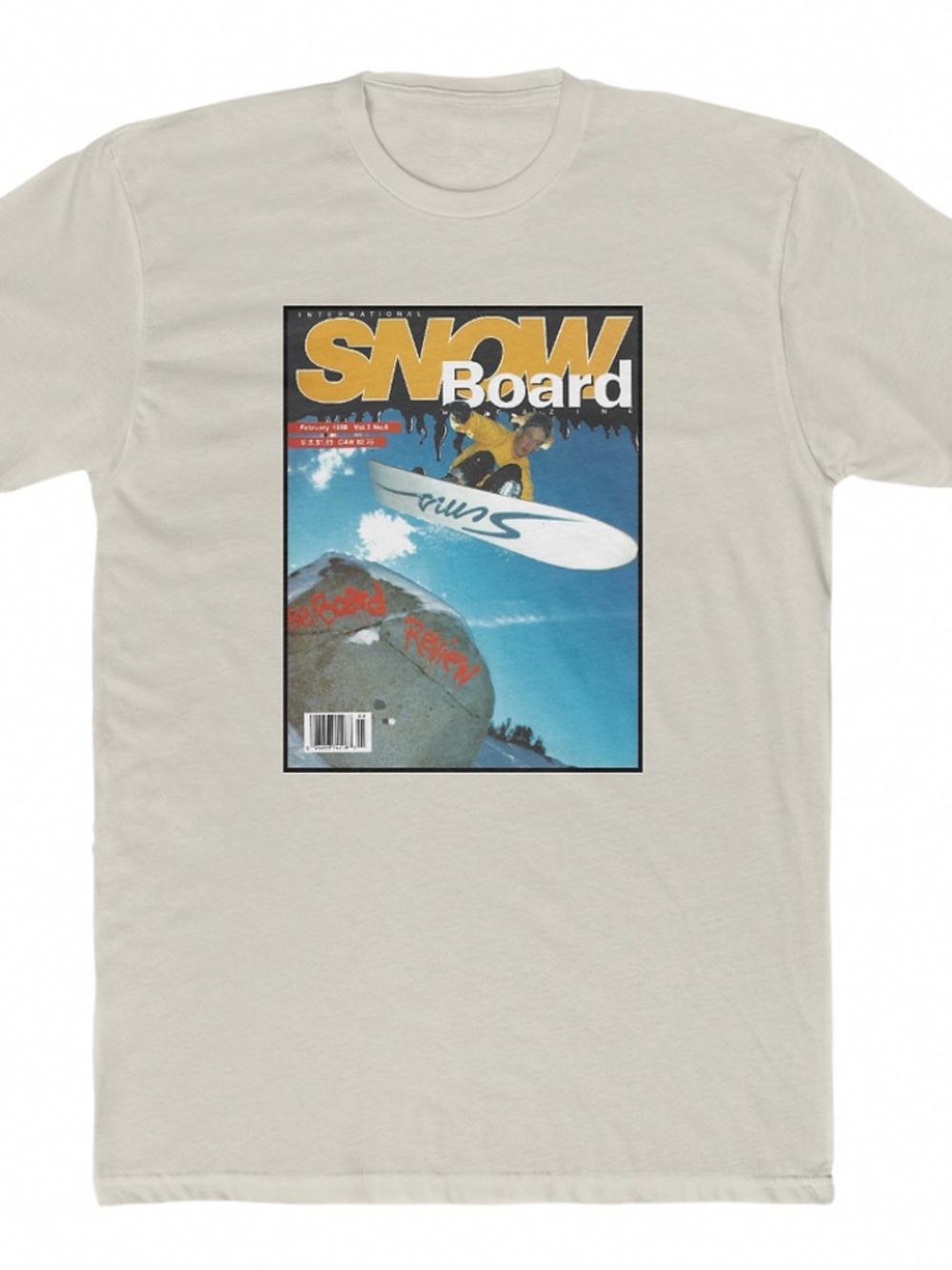 SHAUN PALMER / ISM 1988 cover mag t-shirt  (snowboard tee )